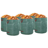 Garden Waste Bags 12 pcs Green 67 x 67 x 75.5 cm Polypropylene 42008106