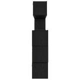 TV Cabinet Set 8 pcs Black Oak Engineered Wood 3393217