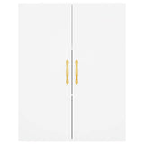 Highboard White 69.5x34x180 cm Engineered Wood 3195995