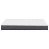 Bed Mattress with Mattress Grey 120 x 190 cm Fabric 42008277