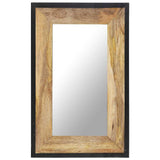 321630 Mirror 80x50 cm Solid Mango Wood