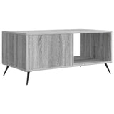 Coffee Table Grey Sonoma 90 x 50 x 40 cm Engineered Wood 895651