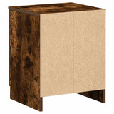 Bedside Cabinets 2 pcs with 2 Drawers Smoked Oak 40x36x50 cm 858794