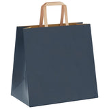 Paper Bags 250 pcs with Handles Blue 26x17x25 cm 4101927
