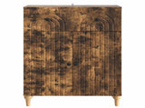 Sideboard Smoked Oak 66 x 34.5 x 90 cm Engineered Wood 894180