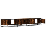 TV Cabinet Smoked Oak 240x35x41 cm Engineered Wood 3300797