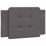 Bed Frame without Mattress "Zadar" Grey 100x200 cm Faux Leather 3208166