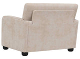 Armchair Beige Chenille 42043442