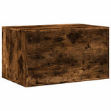 Cat Litter Box Enclosure Smoked Oak 80x50x45 cm Engineered Wood 857737