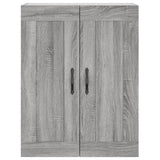 Highboard Grey Sonoma 69.5x34x180 cm Engineered Wood 3199975