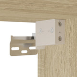5 Piece Bathroom Furniture Set Sonoma Oak Engineered Wood 3325010