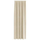Curtains 2 pcs Cream 140 x 260 cm Velvet 4107187