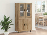 Highboard 2 pcs Artisan Oak Engineered Wood 3416016