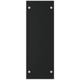 Firewood Rack Black 40x35x100 cm Tempered Glass 327467