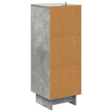 Drawer Cabinet Concrete Grey 33 x 34.5 x 90 cm Engineered Wood 893928
