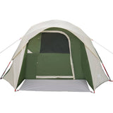 Camping Tent Cabin 4-Person Green Waterproof 4009558