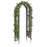 Rose Arch with Spikes Grey 97 x 43 x 218 cm PP 42041738