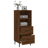 Sideboard Brown Oak 34.5x34x90 cm Engineered Wood 828691