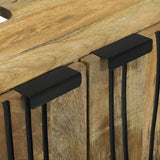 Bathroom Furniture Set with Shelf 2 pcs Brown 62 x 33 x 58 cm 3310042