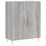 Highboard Grey Sonoma 69.5x34x180 cm Engineered Wood 3199551