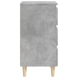 Bed Cabinet Set of 2 Concrete grey 805896