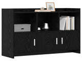 Sideboard Black Oak 98.5 x 33 x 80 cm Engineered Wood 8011140