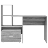 Desk Grey Sonoma 131.5 x 50 x 106.5 cm Engineered Wood 3337270
