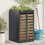 Wheelie Bin Storage with Planter Roof for 240L Bin Anthracite 42018683
