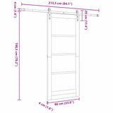 Sliding Door ORKDAL Natural 86 x 198.5 cm 3331975