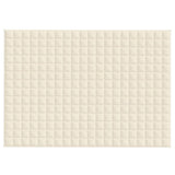 Weighted Blanket Light Cream 138x200 cm Single 10 kg Fabric 350809