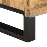 Bedside Cabinets 2 pcs 40x34x46 cm Solid Wood Rough Mango 377427