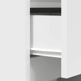 Bedside Cabinet with 3 Drawers White 39x35x65 cm 861337