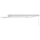 Awning Frame Retractable Manual White 3.5 x 2 m Metal 42002542