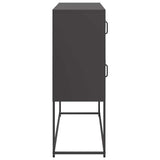 Sideboard Black 100.5x39x107 cm Cold-rolled Steel 853422