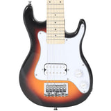 Electric Guitar for Kids with Bag Brown and White 3/4 30" 70195