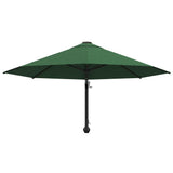 Wall-Mounted Parasol with Metal Pole 300 cm Green 44864