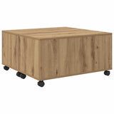 Coffee Table Artisan Oak 75 x 75 x 38 cm Engineered Wood 875481