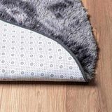 Shaggy Rug High Pile NAVARRA Dark Grey 240x240 cm Polyester 4102928