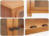 Storage Furniture Set with Shelf 2 pcs Natural 80 x35 x 185 cm 3328625