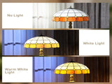 Tiffany-Style Floor Lamp with Handcrafted Stained Glass Shade, 152cm Tall Vintage Standing Lamp with T3398P425137