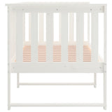 Day Bed without Mattress White 75x190 cm Small Single Solid Wood Pine 820892