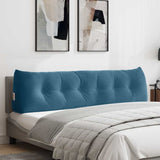 Back Pillow Blue 180 x 24 x 50 cm Velvet 42014573