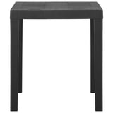 Garden Table Grey 79x65x72 cm Plastic 315843