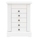 Jewellry Case with Mirror MDF 25x13.5x34 cm 245753