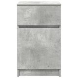 Bedside Cabinet Concrete Grey 39x35x65 cm Engineered Wood 861325
