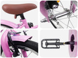 Kids Bike 16 Inches for 4-6 Years Old Light Pink 42009664