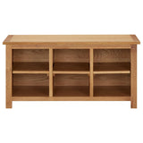 Shoe Rack 90x37x45 cm Solid Oak Wood 289189