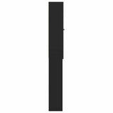 Toilet Cabinet ALKMAAR Black 66 x 25.5 x 190 cm Engineered Wood 896256