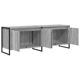 TV Cabinet Grey Sonoma 140 x 36 x 49.5 cm Engineered Wood 886513