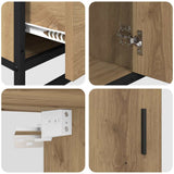Bathroom Furniture Set 3 pcs Artisan Oak Engineered Wood 3402421